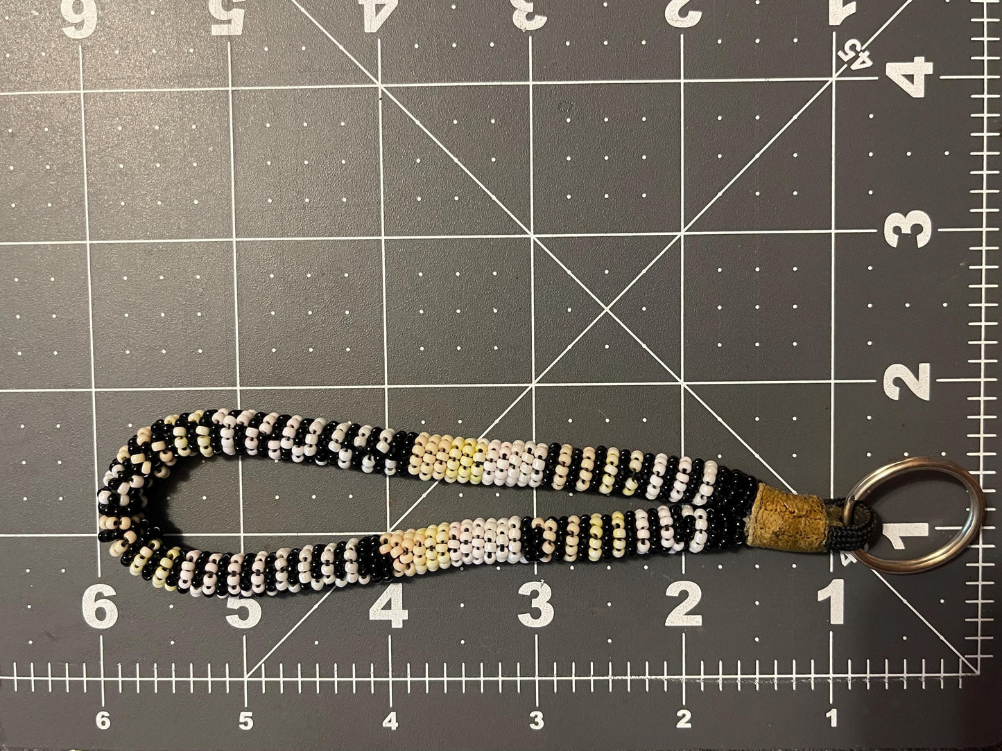 Mini Beaded Wristlet Keychain