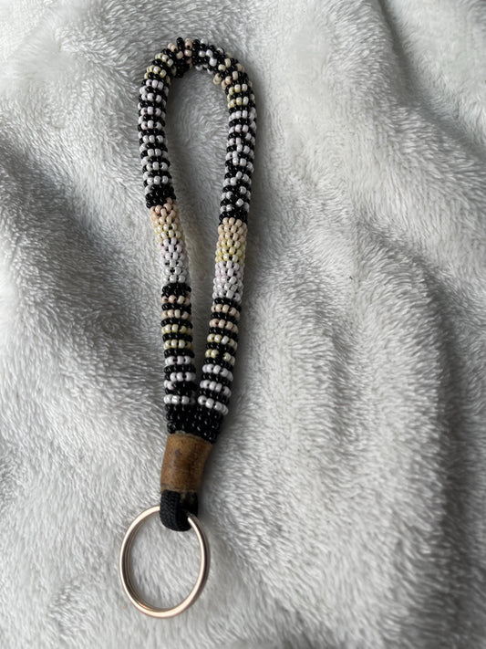 Mini Beaded Wristlet Keychain